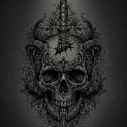 Skull & Sword Logo